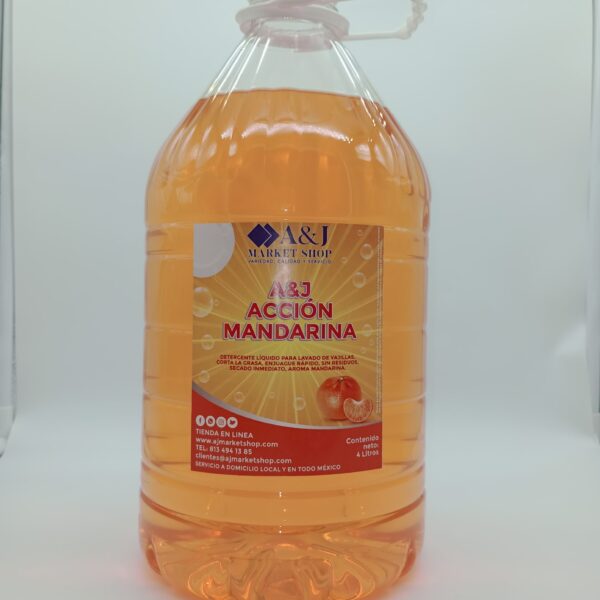 Acción MANDARINA galón envase pet